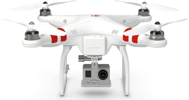 DJI Phantom 1 white background