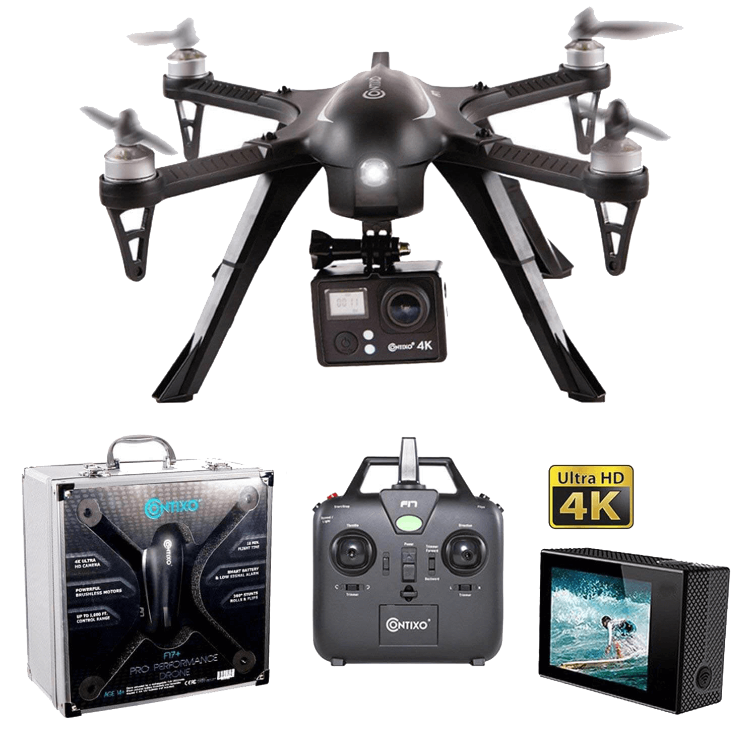 Contixo F17 With remote controller and accessories